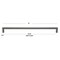 Gliderite Hardware 12-5/8 in. Center to Center Solid Square Bar Pull Graphite Gray 21683-320-GPH-1 - alternate 2